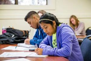 Undergraduate Students Taking a Test